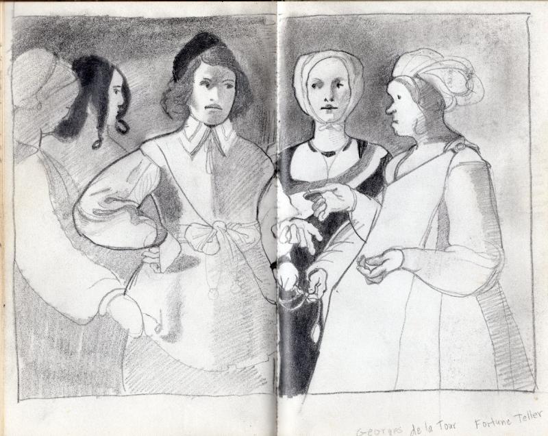 Fortune Teller study by Rich Arnold